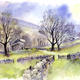 Farm in Littondale,… | | 51 x 41cm | giclee print Farm in Littondale,…