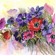 Anemones | | 51 x 41cm | giclee print Anemones