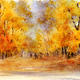 Autumn in the Park | | 51 x 41cm | giclee print Autumn in the Park