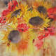 Sunflowers and Poppies