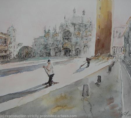 Piazza San Marco, early morning