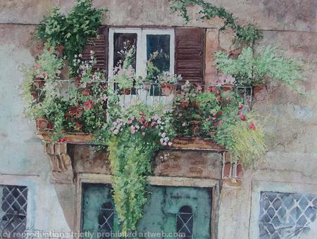 Balcony, Piazza Navona