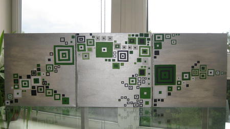SALE - Squares2 (set of 3)