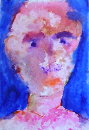 blue man