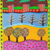 landscape - oil on canvas