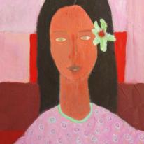 lady in pink