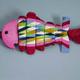 pink fish | (sold) | 50 x 40cm | oil on drift wood pink fish