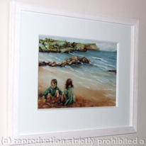 Boy and girl on the Beach