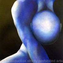 Bald Crouching Man