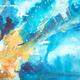 Blue | | 14 x 14cm | acrylic Blue