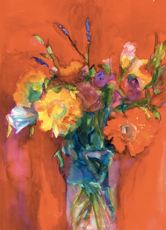 Big Red Flowers