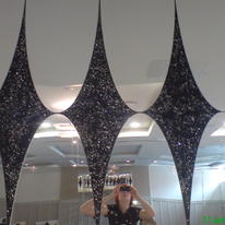 glass and swarovski crystals installation x 2
