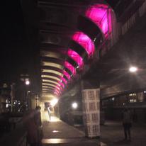 Soup kitchen  shelter exhibition 25.11.09 northbank blackfriars london