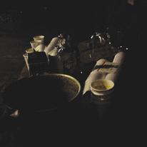 still life of installation -  taken on a camera phone, no lighting or setup 