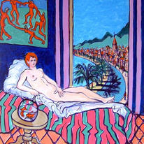 Painted in the style of Matisse.