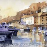 POLPERRO DAWN - watercolour on Arches Aquarelle