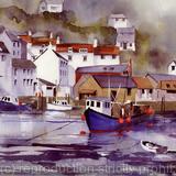POLPERRO HARBOUR - watercolour on Arches Aquarelle