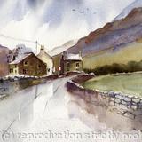 GOOD DAY FOR DRYING THE WASHING - watercolour on Arches Aquarelle