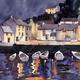 Night lights. Polperro