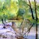 The riverbank, summer…