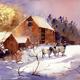 Winter Barns and sheep