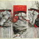 Hearts Sick | | 56 x 76cm | graphite & gouache on paper Hearts Sick