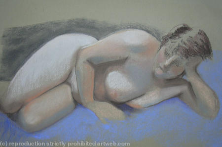 Reclining female nude