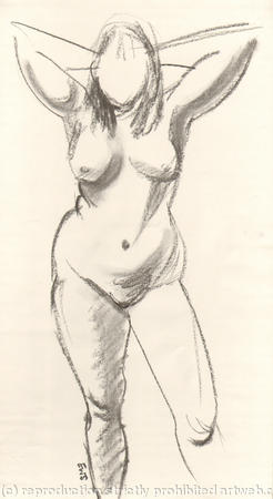 Female nude sketch