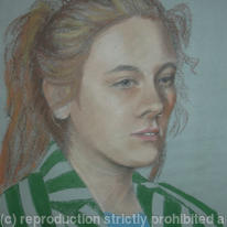 Girl in a Striped Blazer