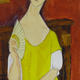 Fan Woman after Modigliani