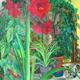 Red Lily | | 71 x 1cm | Oil on board Red Lily