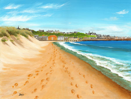 East Beach Footprints, Lossiemouth