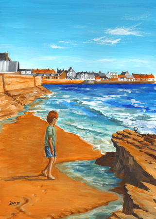 Boy by the Rocks, Elie