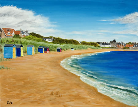 Beach Huts, Elie
