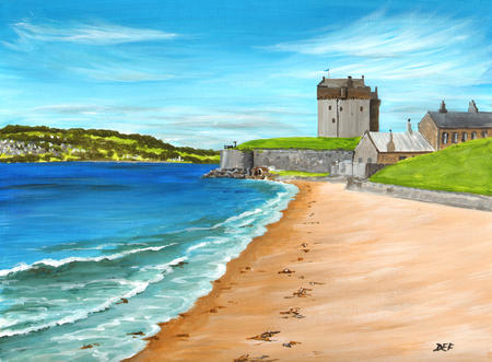 Broughty Ferry Castle from the Beach