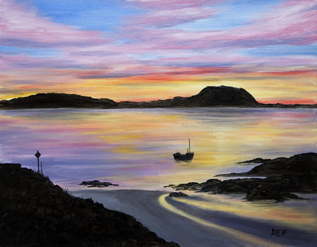 Iona Sunset from Fionnphort