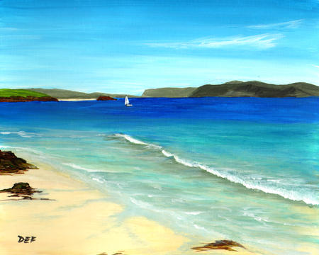 Sailing away, Iona