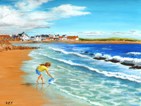 Girl Fetching Water, Elie