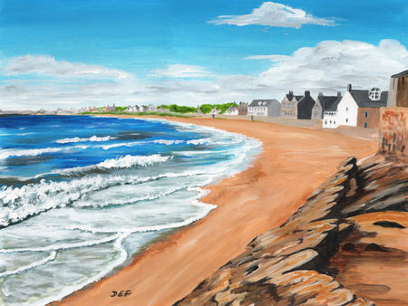 Rocks on the Seafront, Elie
