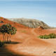 Trees at Wadi Rum, Jordan | £150 | 30 x 25cm | Oil on box canvas Trees at Wadi Rum, Jordan