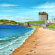 Broughty Ferry Castle… | £270 | 40 x 5cm | Acrylic on paper, mounted Broughty Ferry Castle…