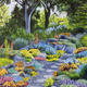 A walk in the rockery | £495 | 35 x 45cm | Acrylic on box canvas A walk in the rockery