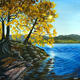 Three oaks by the loch