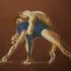 Ballet Dancers 1 | | 23 x 29cm | Pastel Ballet Dancers 1