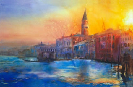 Sunset over St. Marks