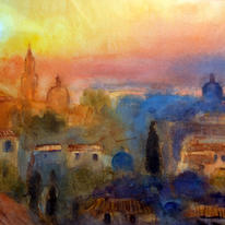 hidden Sunset rooftops, Florence