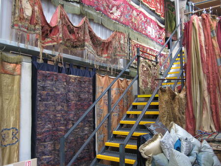 Assorted silk hangings