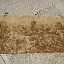 c5051 peasant washing scene 4'5 x 10'