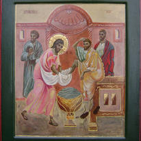 Christ washing Peter's feet