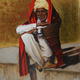 Tribesman | (sold) | 18 x 13cm | Egg tempera and gold leaf Tribesman
